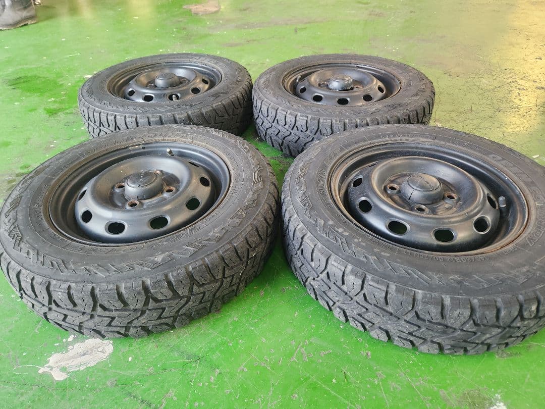 も*ぬ様 トーヨー　オープンカントリー　145/80-12 ホイール付　PCD1