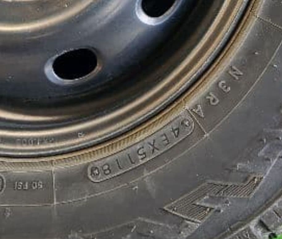 も*ぬ様 トーヨー　オープンカントリー　145/80-12 ホイール付　PCD1