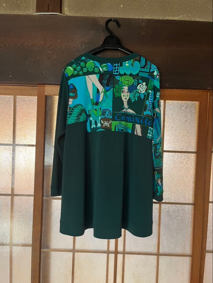 TOKUKO 1er VOL グラフィックプリント チュニックとベスト　セット