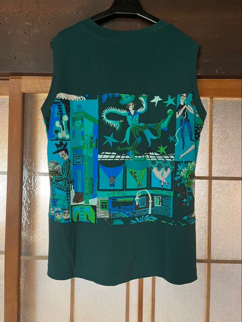 TOKUKO 1er VOL グラフィックプリント チュニックとベスト　セット