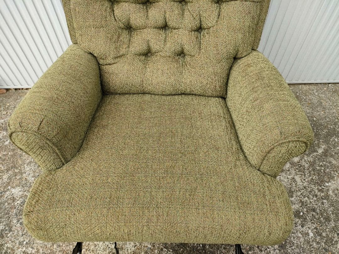 高級家具 LAZBOY レイジーボーイ オリーブグリーン リクライニングチェア