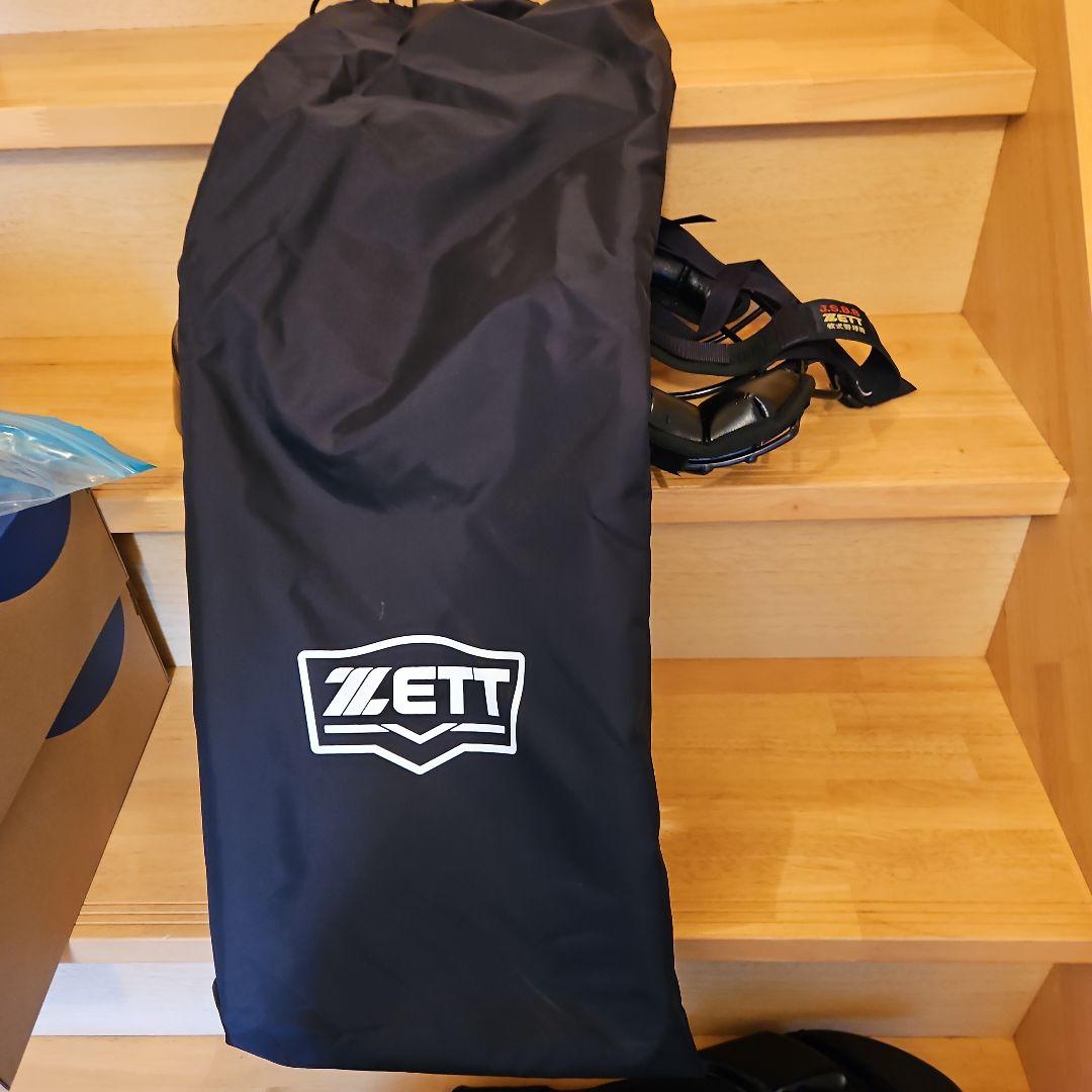 ZETT　軟式用キャッチャー防具セット1式6点+袋