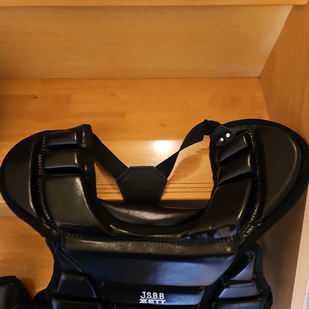 ZETT　軟式用キャッチャー防具セット1式6点+袋