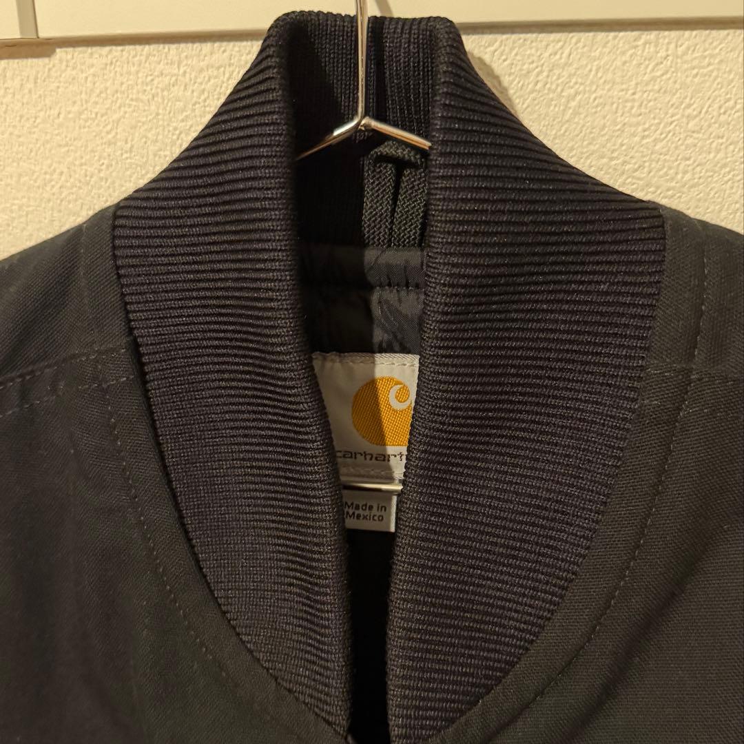 極美品Carhartt カーハート ダックベスト M 黒 メキシコ製