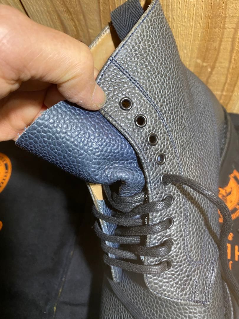 JOSEPH CHEANEY PENNINE Ⅱ C NAVY GRAIN