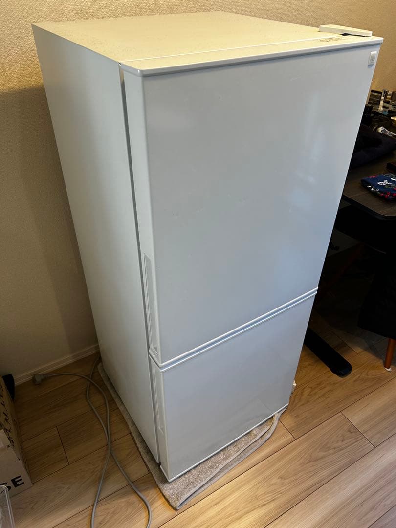 106L 2ドア冷蔵庫 Nグラシア WH