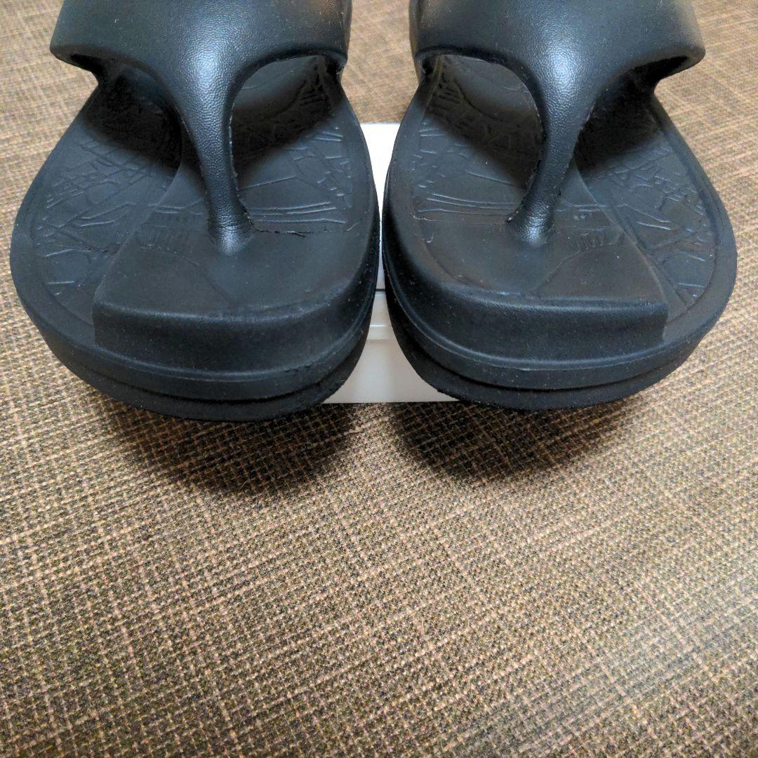 イージーサンダルスリム　ブラック　レディースM