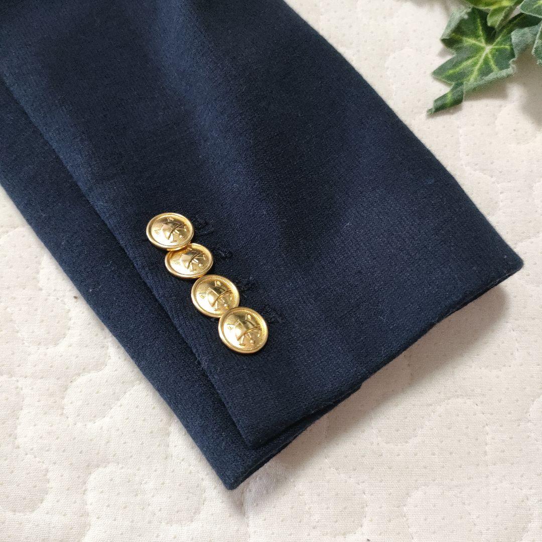 未使用品✨ポロバイラルフローレン　ニットブレザー　金ボタン　4