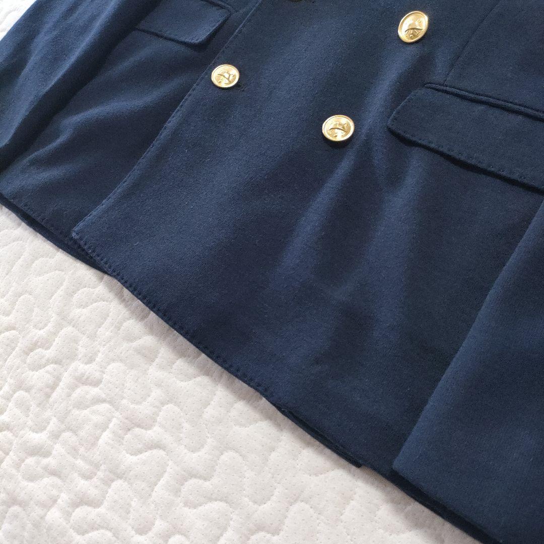 未使用品✨ポロバイラルフローレン　ニットブレザー　金ボタン　4