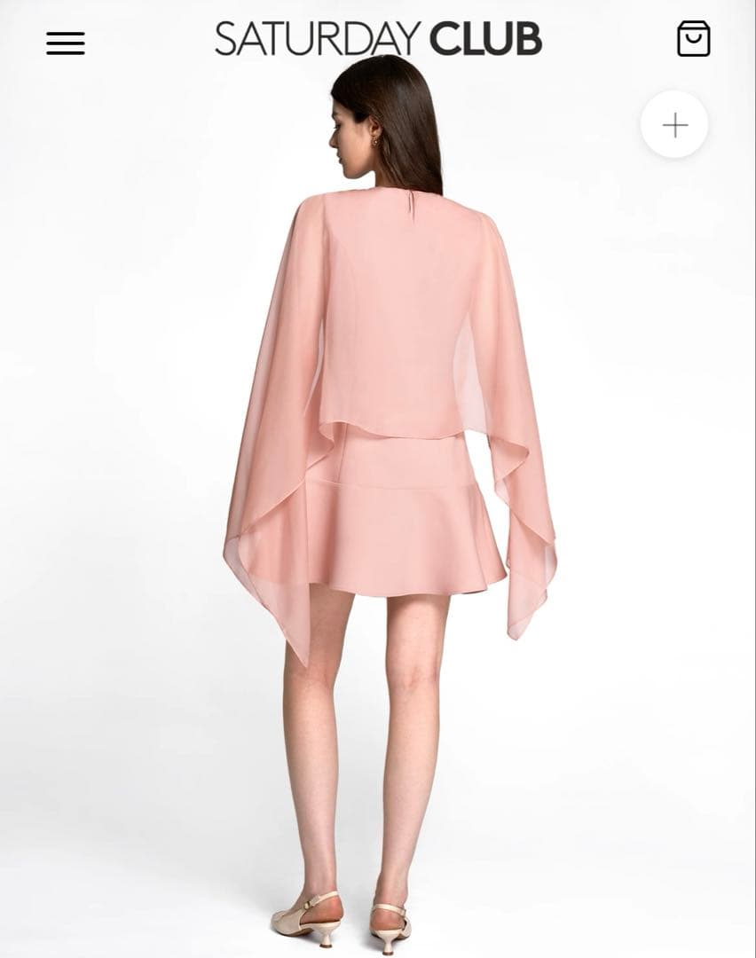 Saturday Club ノースリーブチュールツーウェイワンピース XXS