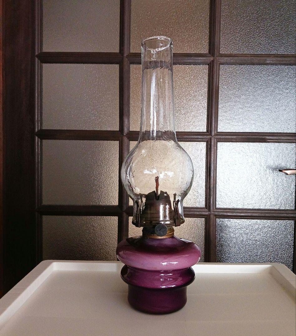 アンティーク　オイルランプ