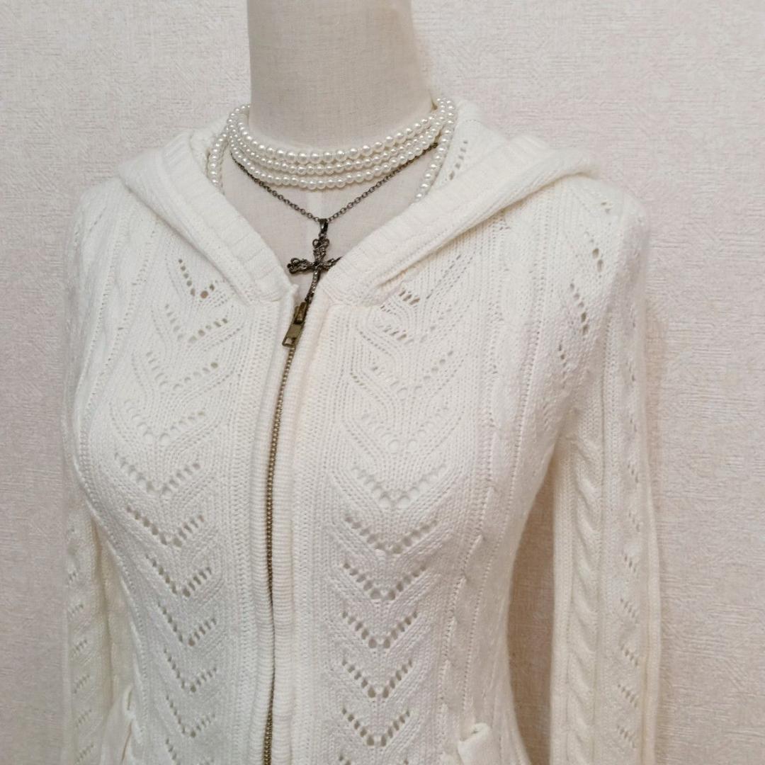 LIZ LISA　リズリサ　リボンニットパーカー　Y2K　00s