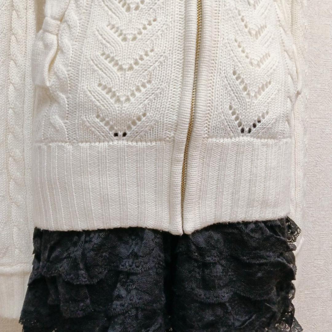 LIZ LISA　リズリサ　リボンニットパーカー　Y2K　00s