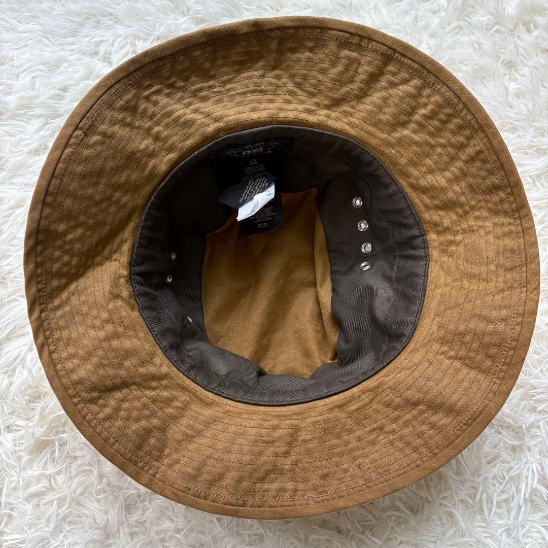 【L】RRL　ダブルアールエル　オイルクロス　バケットハット