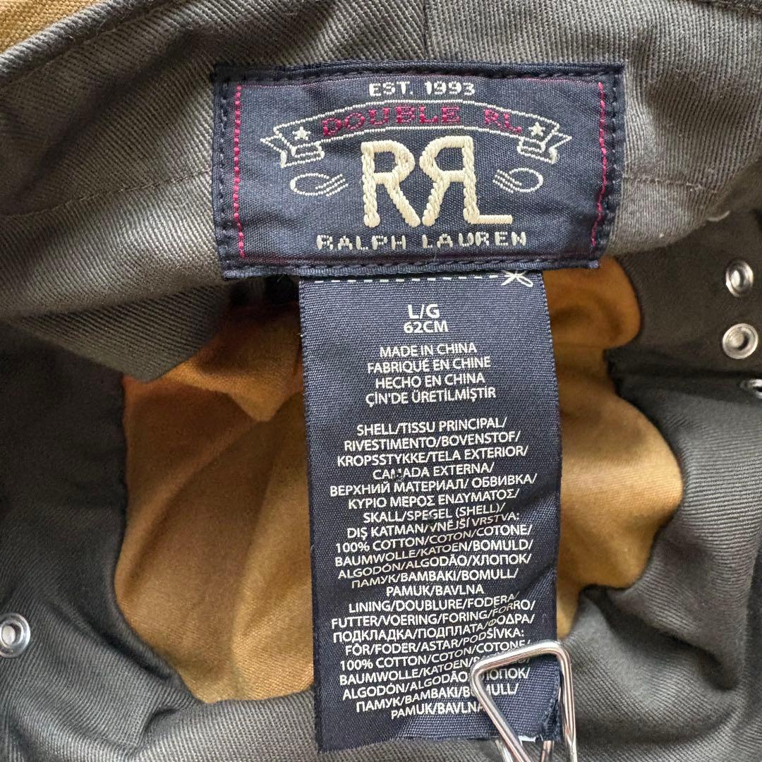 【L】RRL　ダブルアールエル　オイルクロス　バケットハット