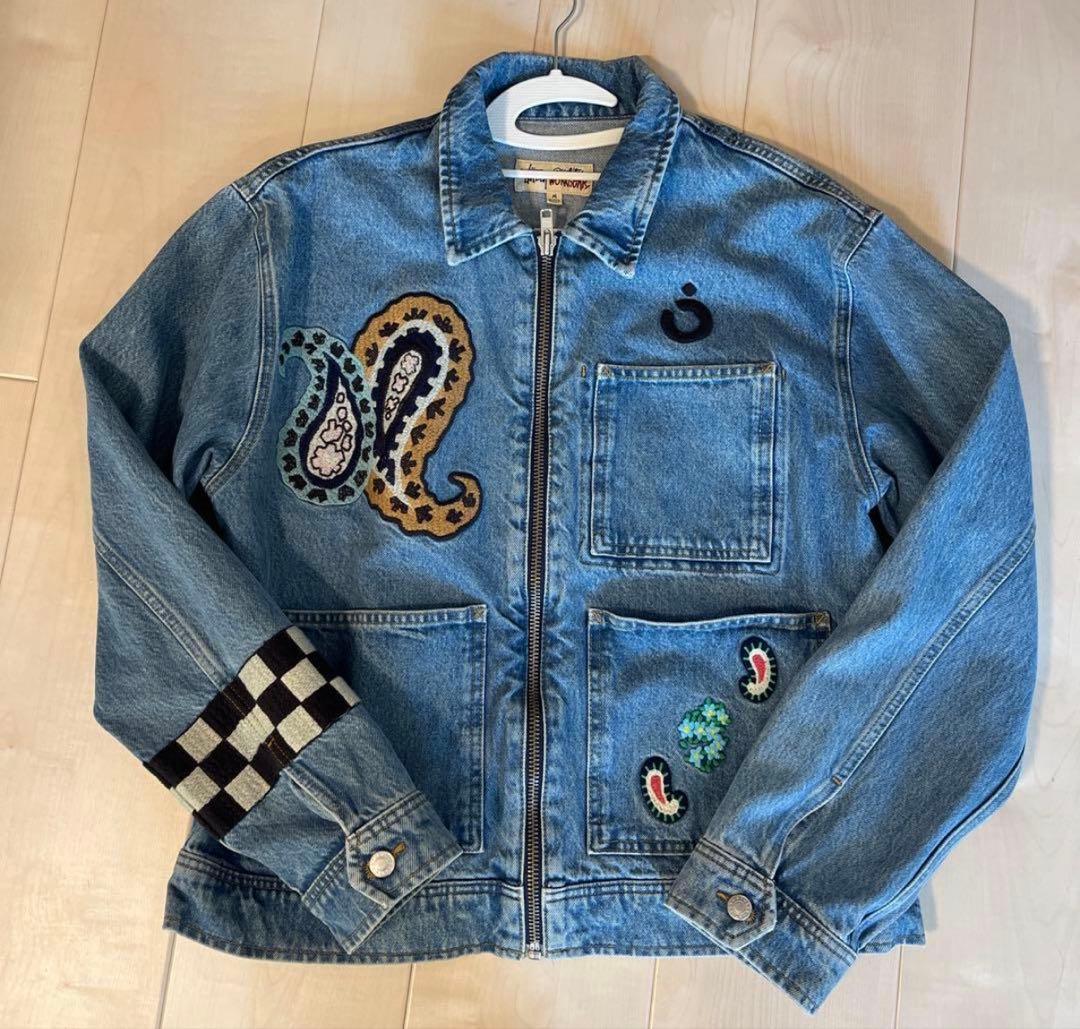 ジャケット・アウター stussy noma td denim zip work jacket