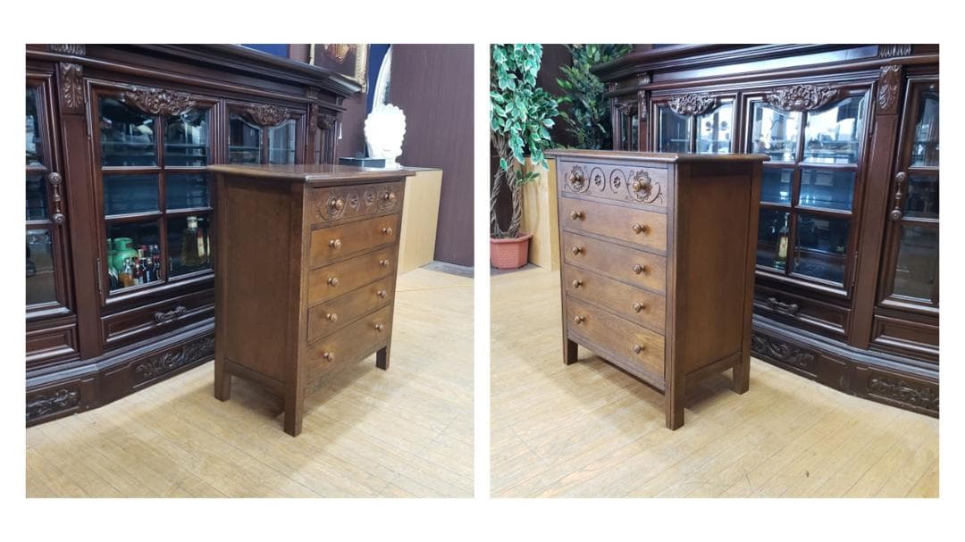 すあい　F36　勇峰工芸 五段チェスト