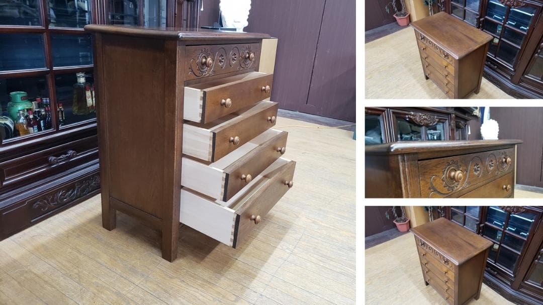 すあい　F36　勇峰工芸 五段チェスト