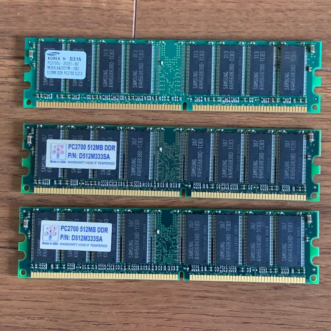 Apple PowerMac G4 M8570 512MB×3 起動確認済み