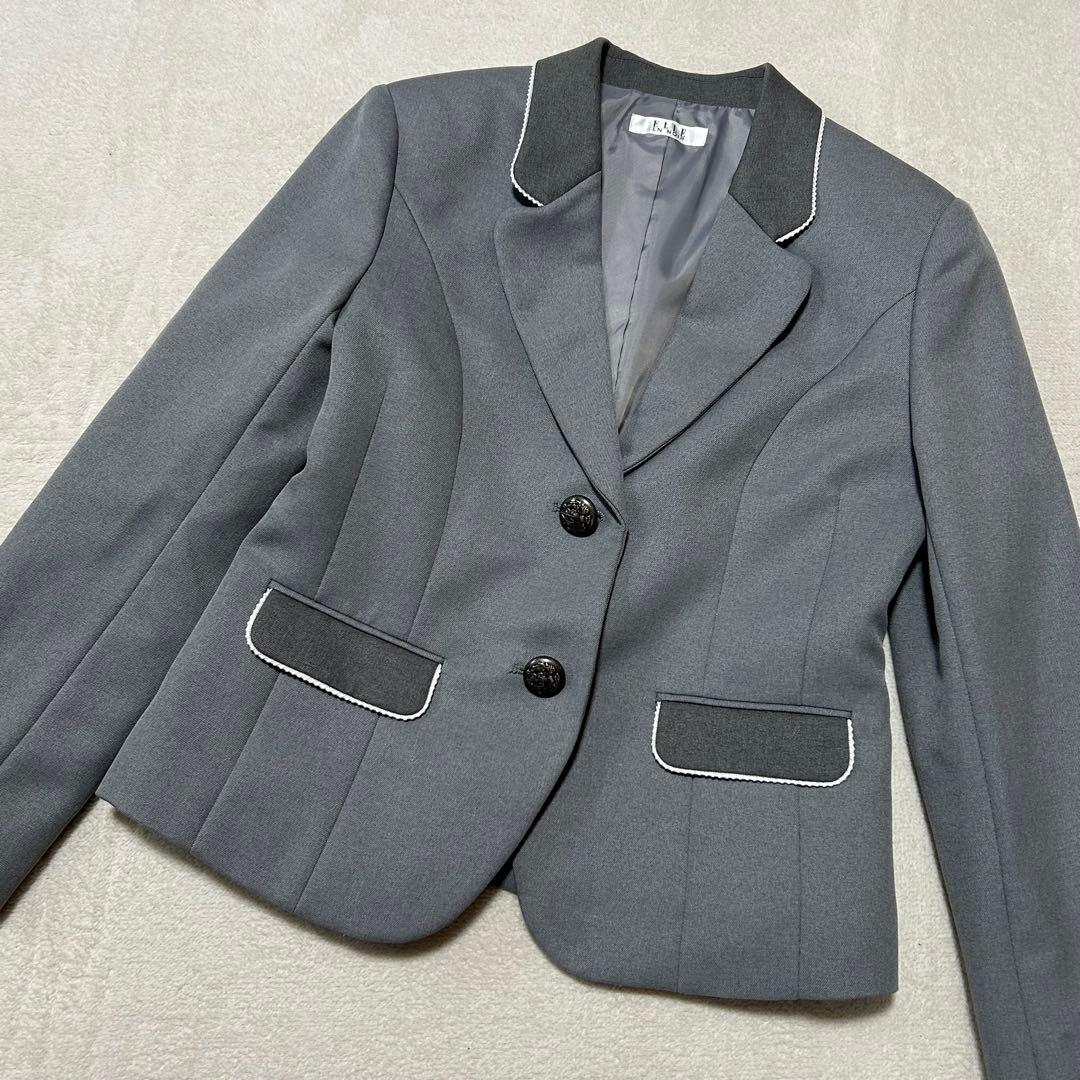 【ELLE EN NOIR】セットアップ　4点　卒服　グレー　150 女の子