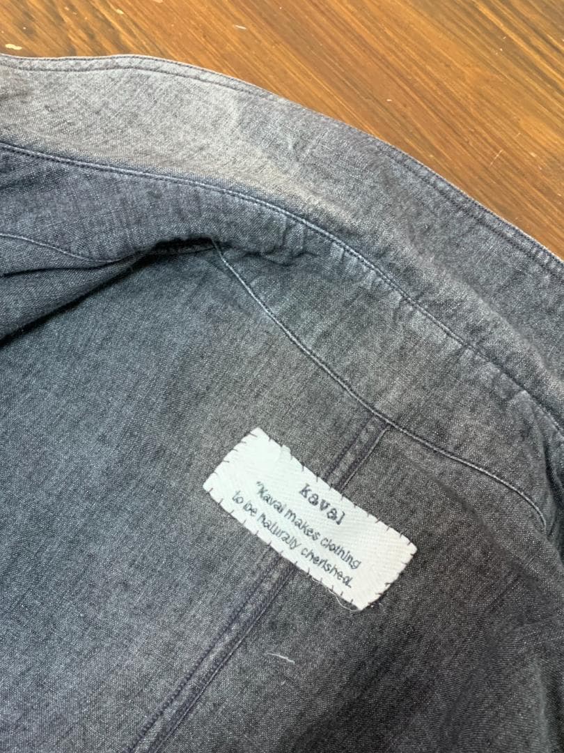 [kaval] LINEN PAINTER COAT むら染め ペインターコート