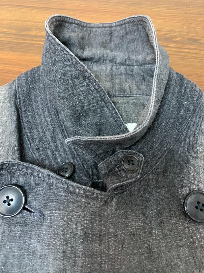 [kaval] LINEN PAINTER COAT むら染め ペインターコート