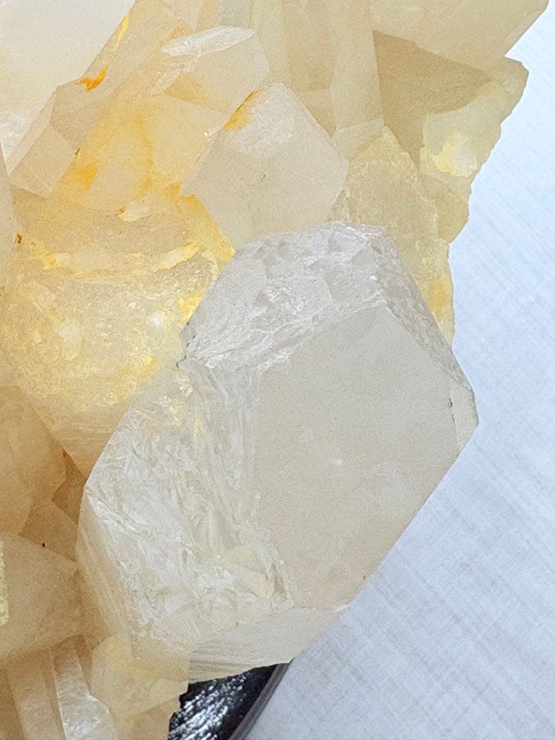 11㎏　希少 水晶 超特大クラスター　天然　イエロー　クリスタル　原石