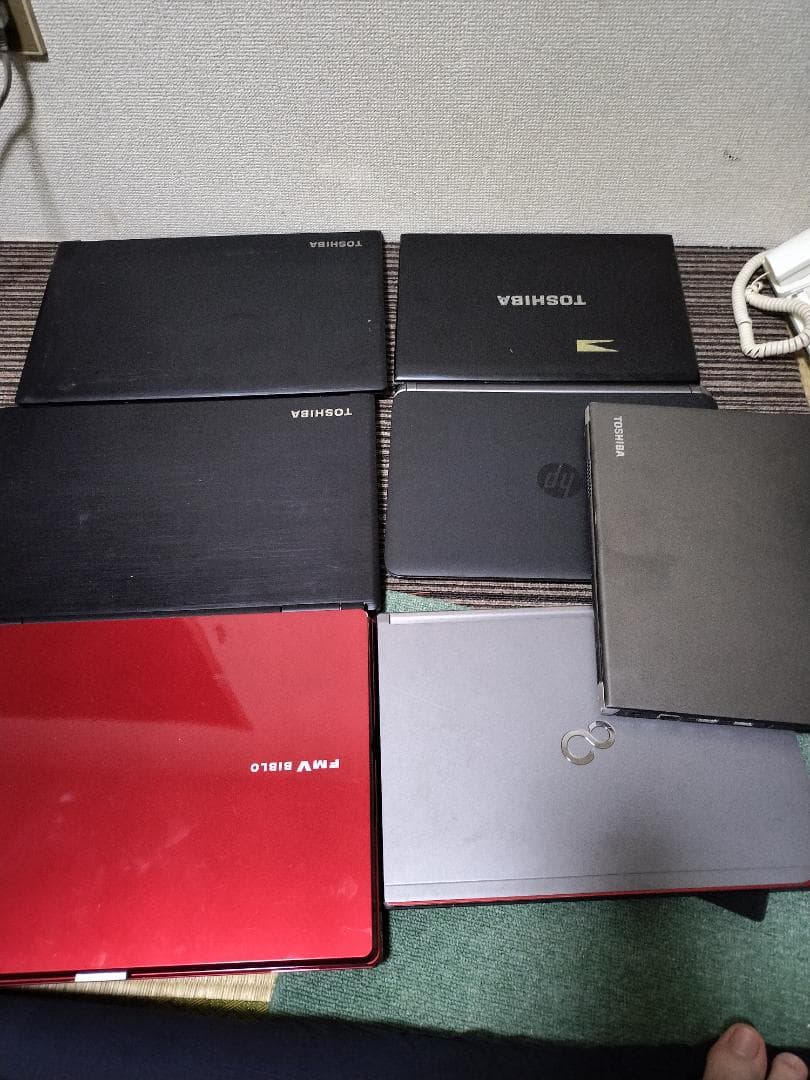 【ジャンク】ノートパソコン7台