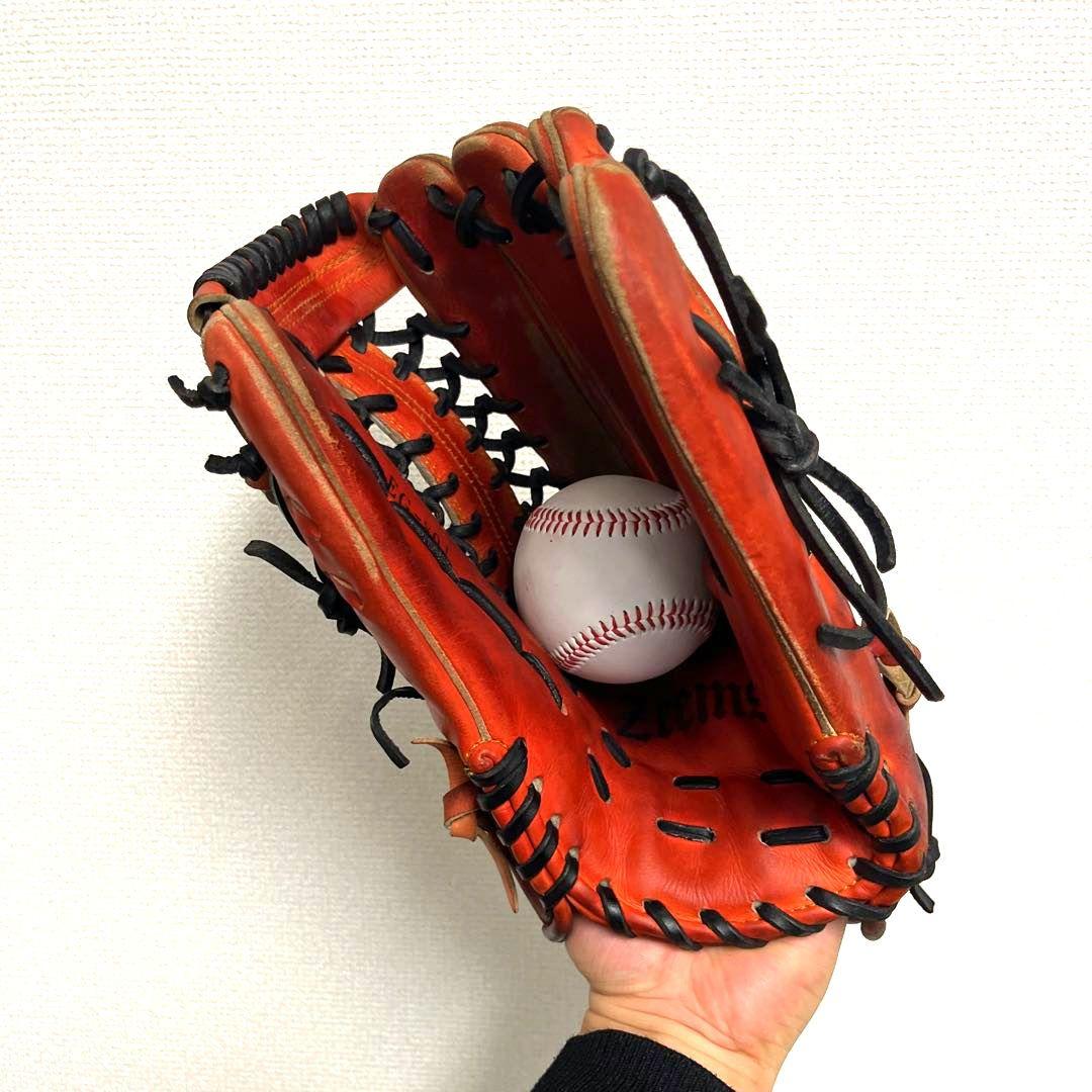 980 ジームス 型抜群 即戦力 硬式 外野手用グローブ