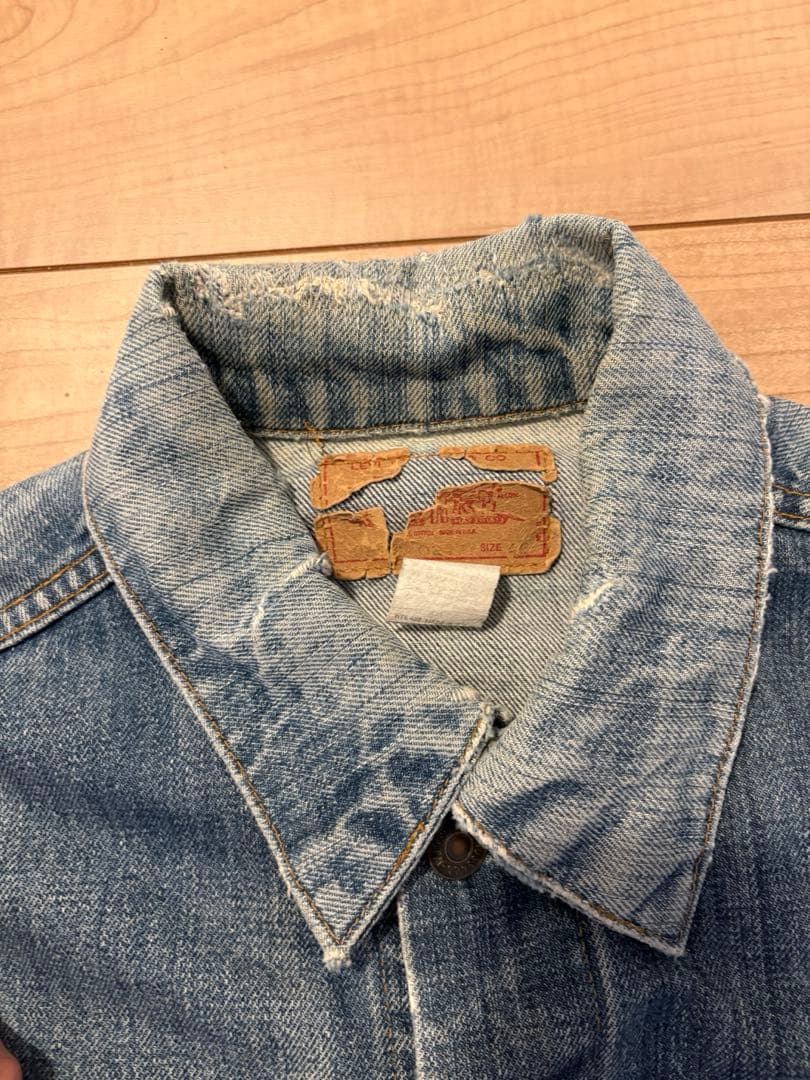 70'sリーバイス4thジャケット70505 サイズ42 刻印529スモールｅ