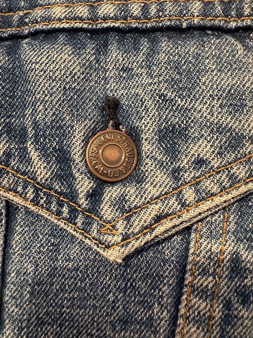 70'sリーバイス4thジャケット70505 サイズ42 刻印529スモールｅ