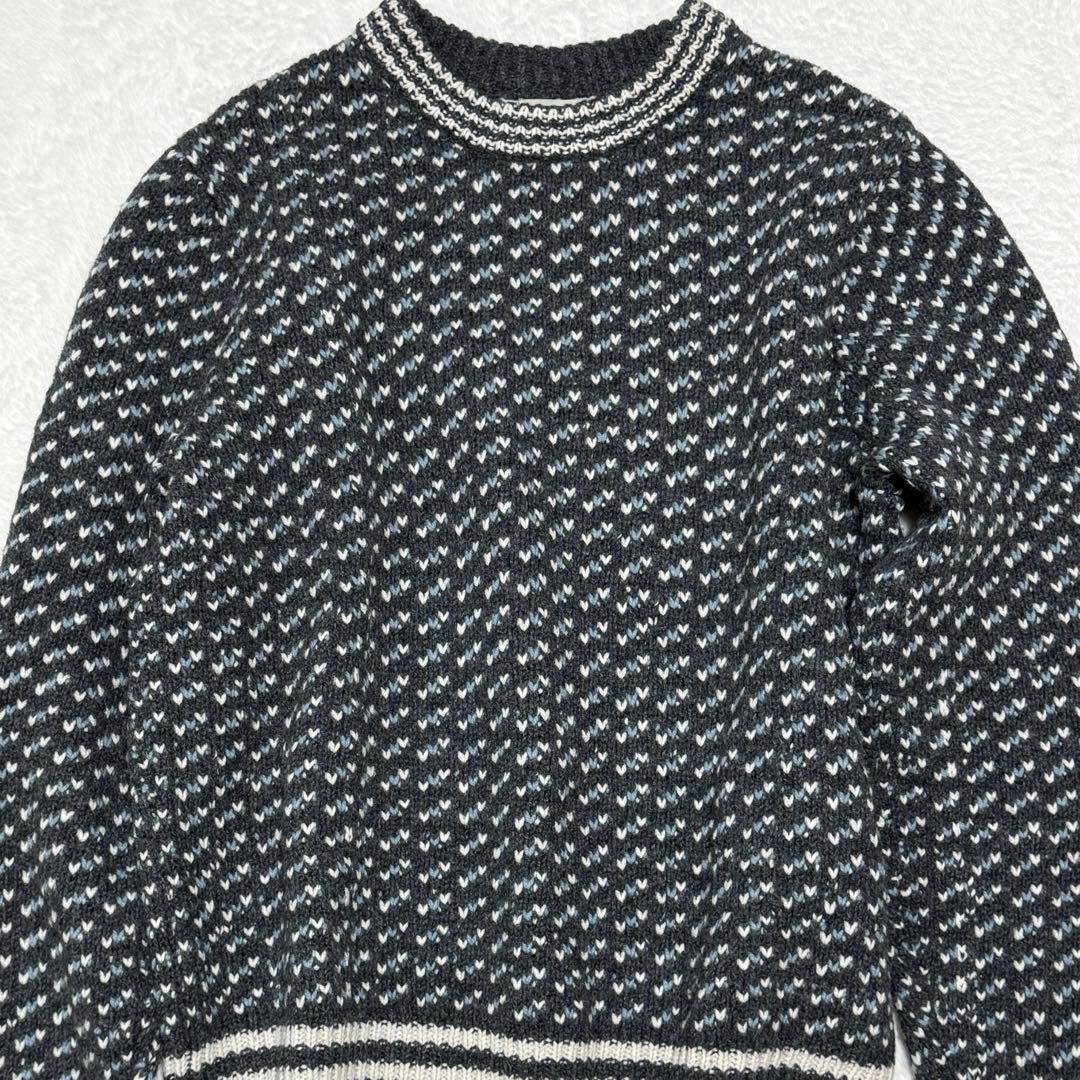 希少カラー L.L.Bean ラムズウール バーズアイ ニット セーター