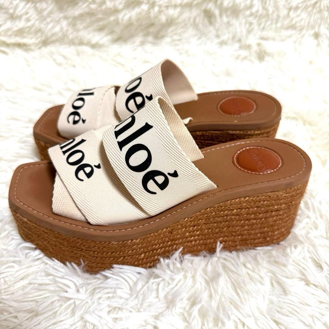 マンゴー様✨ クロエ ウェッジ エスパドリーユ 厚底レディース 24cm相当