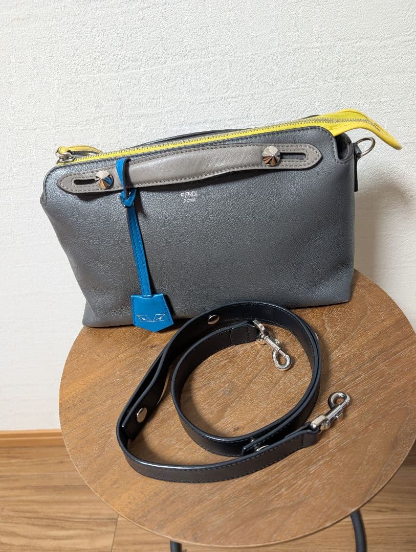 FENDI バイザウェイ ショルダーバック　2way グレー