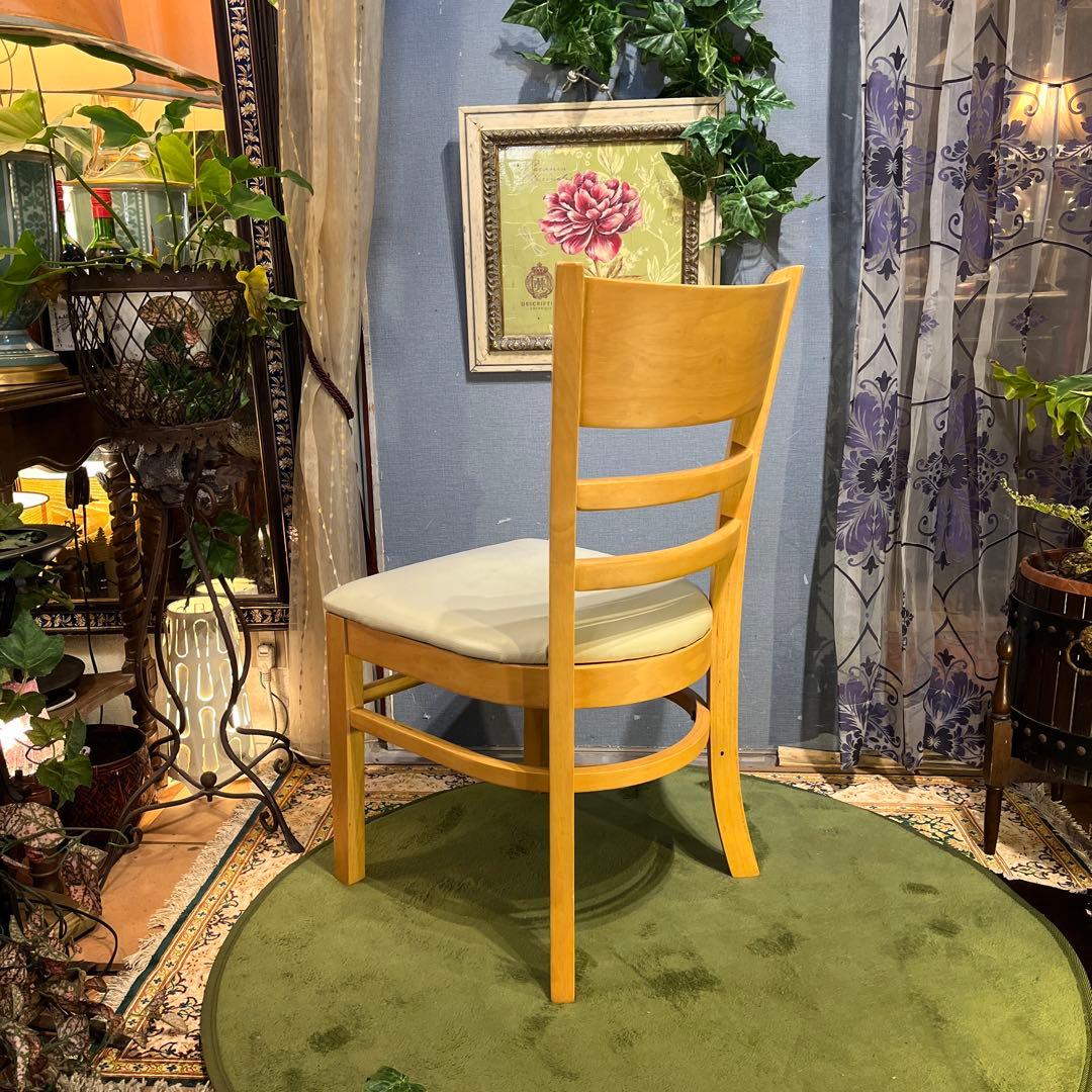 Sale L１　２脚セット　座面色変更可　木製ダイニングチェア