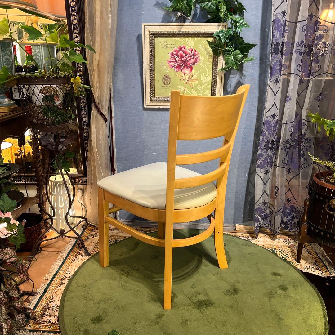 Sale L１　２脚セット　座面色変更可　木製ダイニングチェア