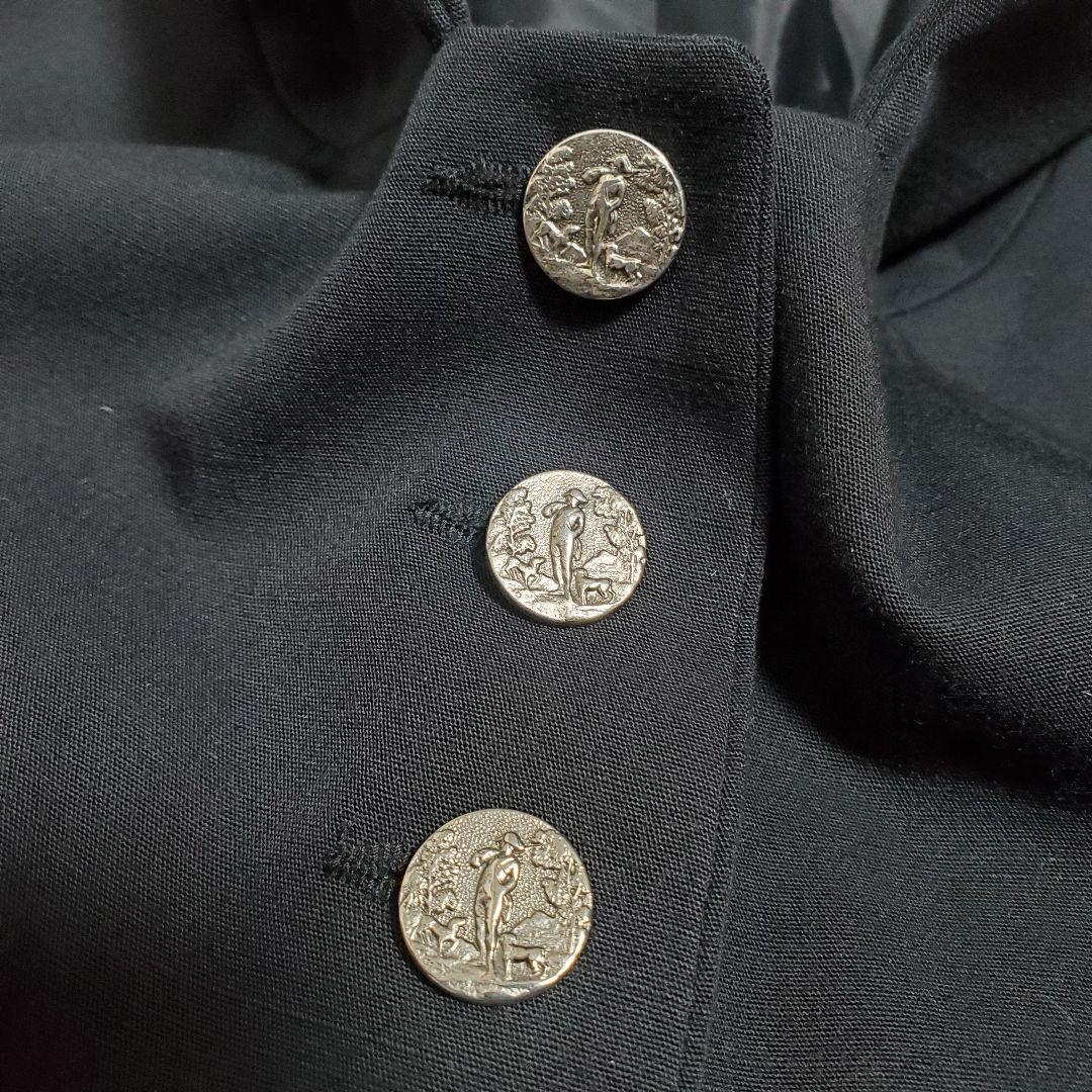 希少✨agnes b.　アニエスベー ナポレオンぺプラムジャケット　銀ボタン