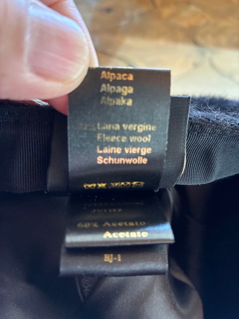 Borsalino ボルサリーノ　キャップ　黒　XL