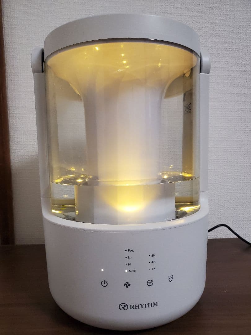 【美品】RHYTHM 加湿器 MIST 250 洗いやすいプールレス 超音波式