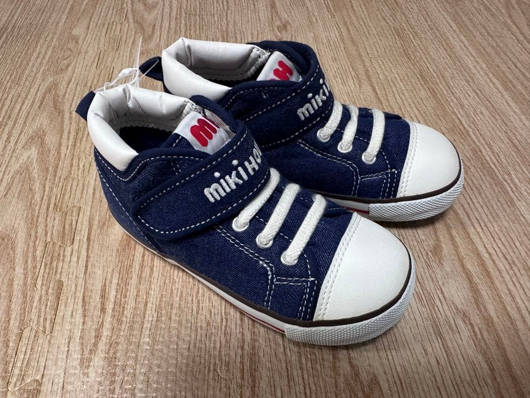 ミキハウス スニーカー 17cm ネイビー　新品