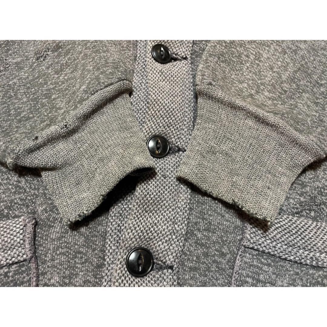 専用 50'S 鬼フェード スウェット カーディガン ゴマ塩 トレーナー