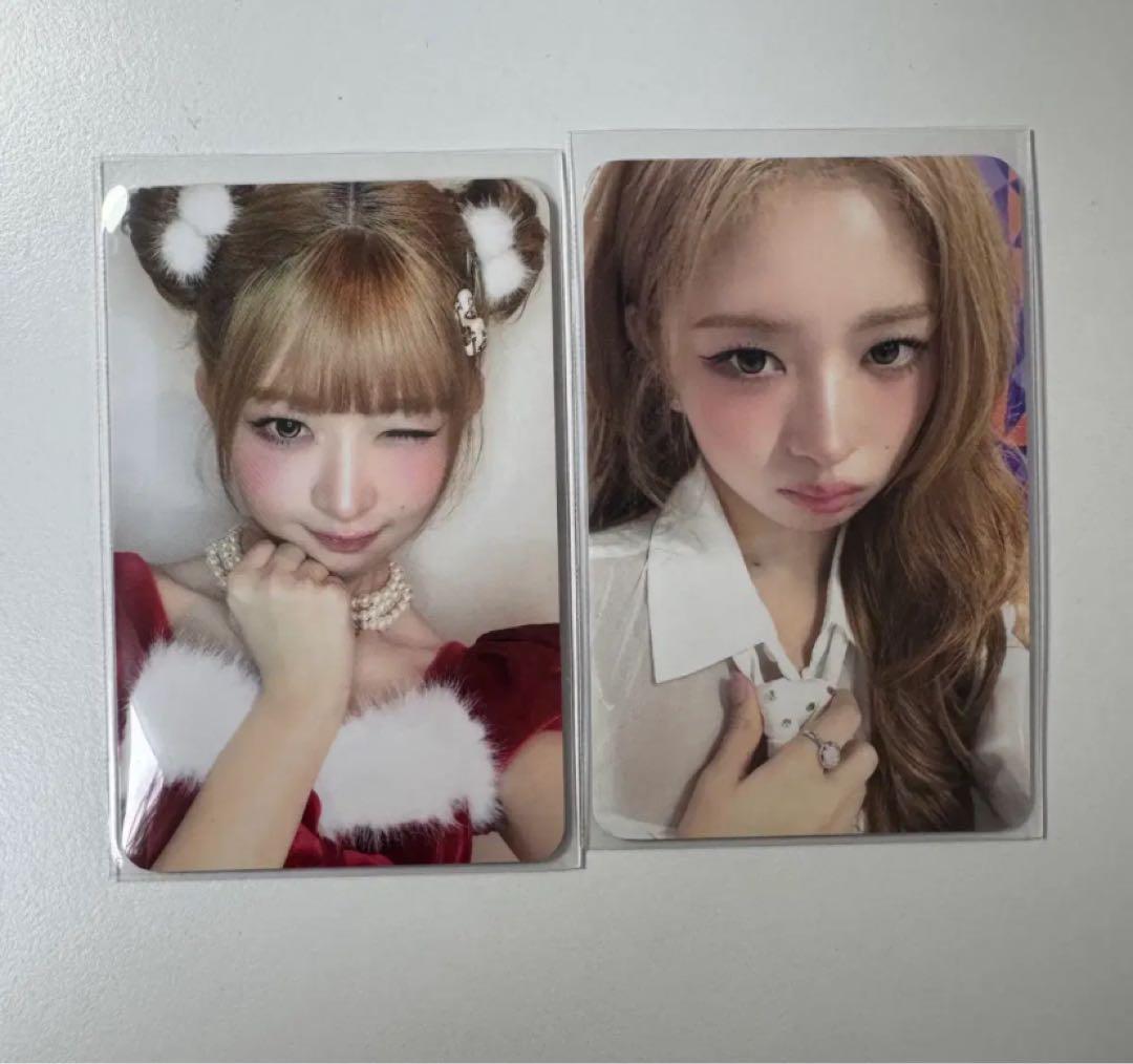 IVE ラキドロ　secret xoxz レイ　rei トレカ　2枚　クリスマス