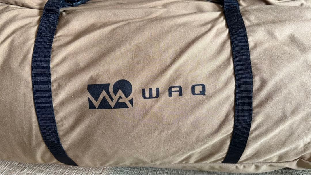 WAQ ファミリー用ワンポールテント 4-5人用スカート 煙突穴付き