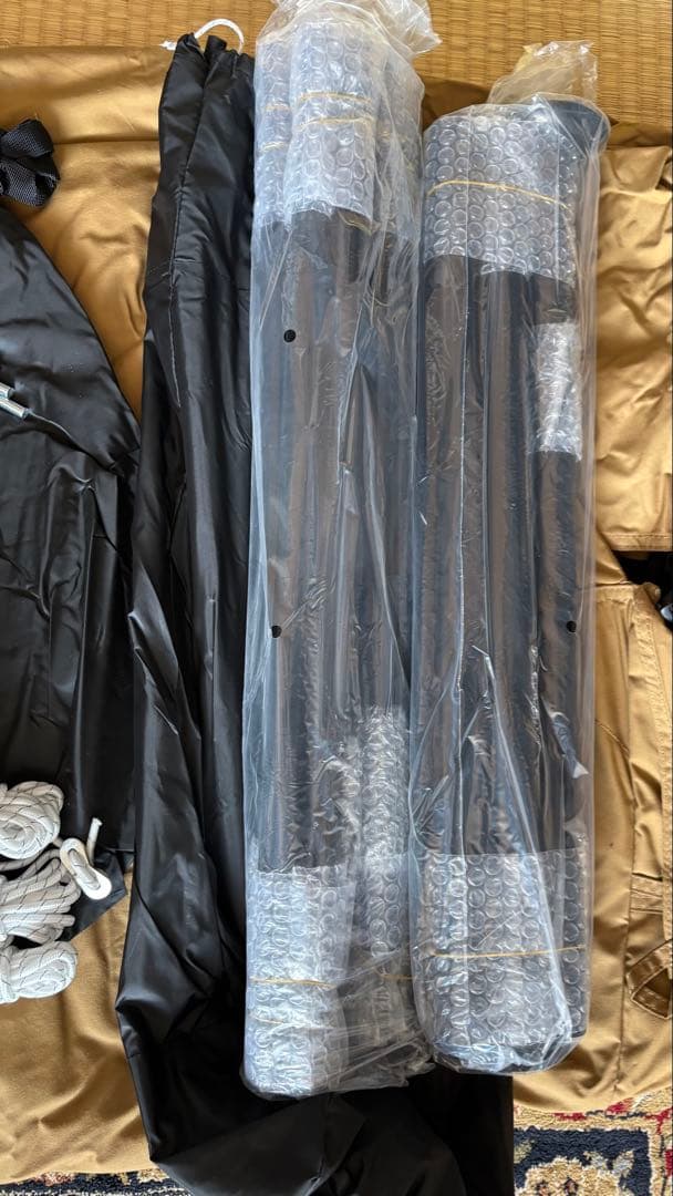 WAQ ファミリー用ワンポールテント 4-5人用スカート 煙突穴付き