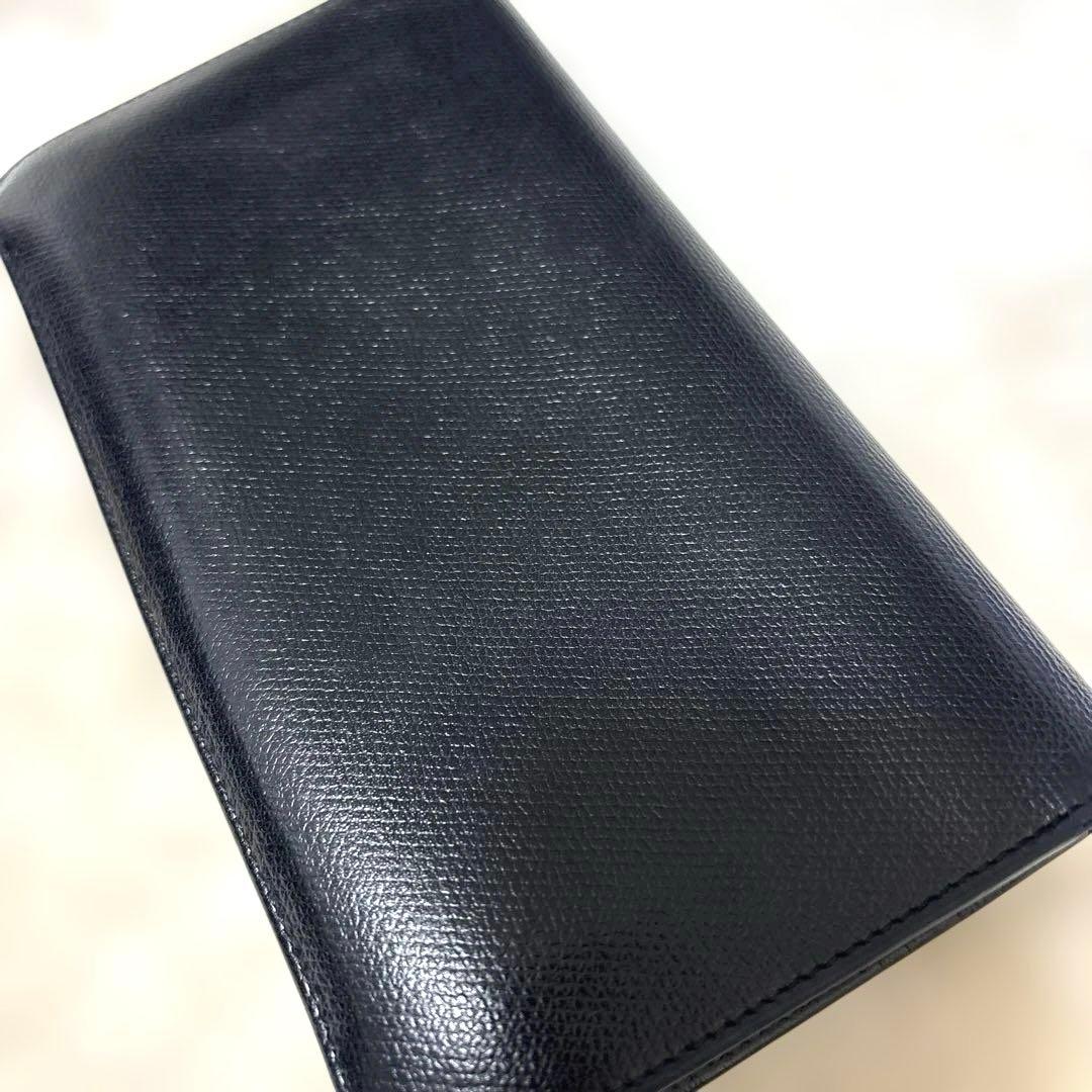 CHANEL 二つ折り長財布 ブラック ココマーク