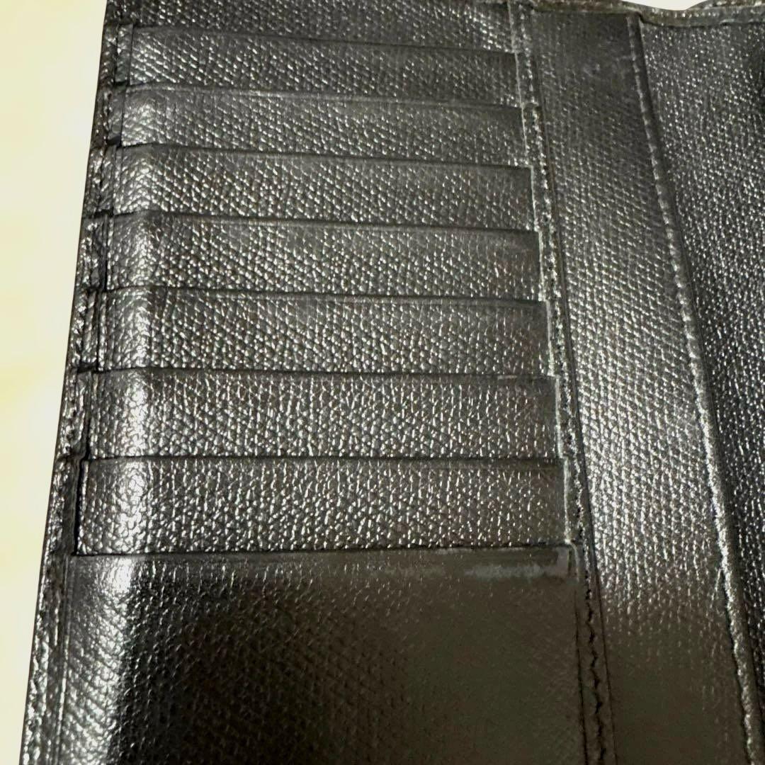 CHANEL 二つ折り長財布 ブラック ココマーク