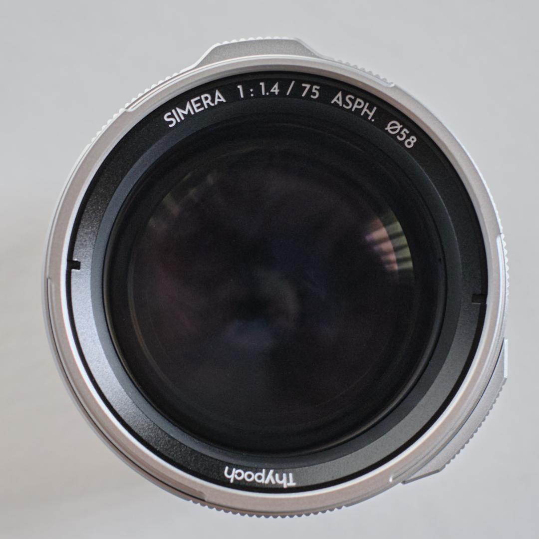 Thypoch Simera 75mm F1.4 M mount シルバー