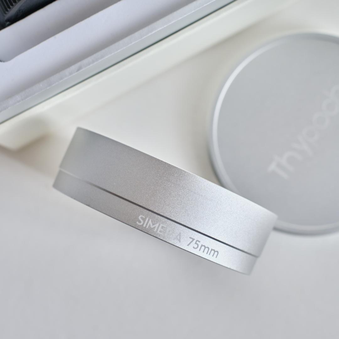 Thypoch Simera 75mm F1.4 M mount シルバー