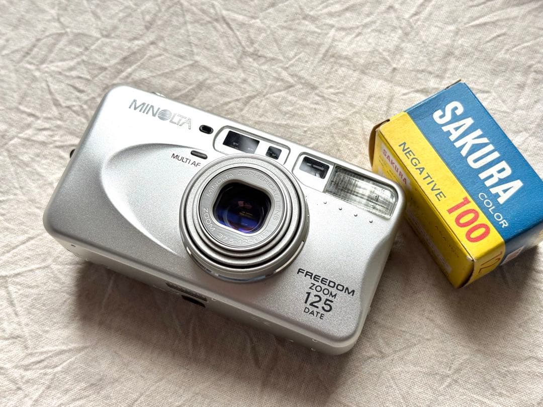 ⌘完動品！ 作例あり、電池付き！ MINOLTA FREEDOM 125⌘