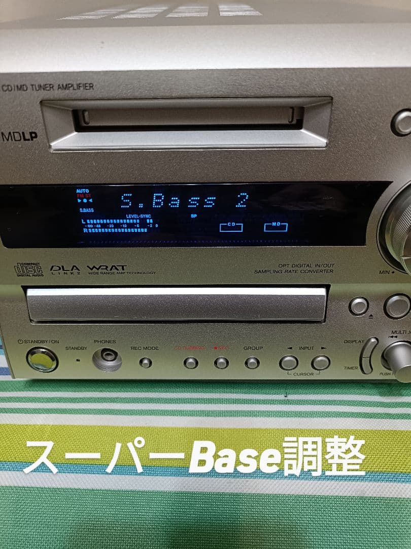 ONKYO FR-X7A CD/MD/FM,AM 整備済　完動品　リモコン付き